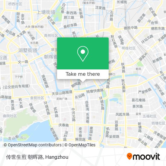 传世生煎 朝晖路 map