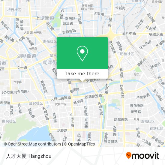 人才大厦 map