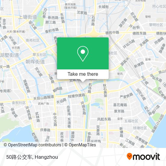 50路公交车 map