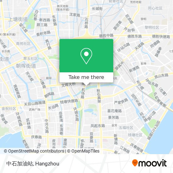 中石加油站 map