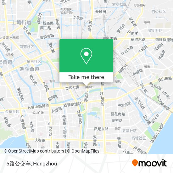 5路公交车 map