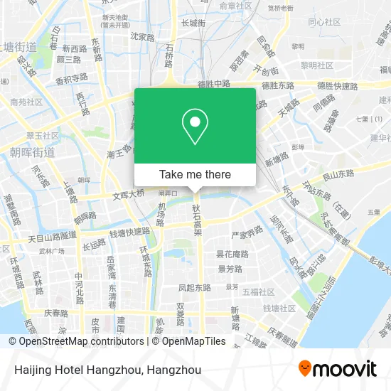 Haijing Hotel Hangzhou map