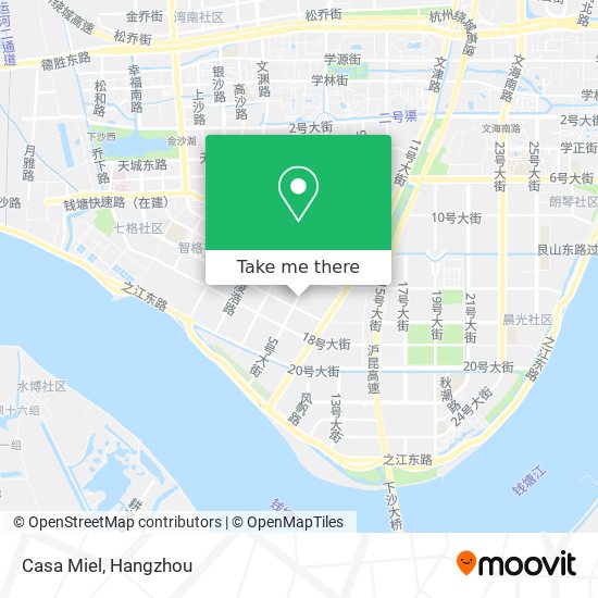 Casa Miel map