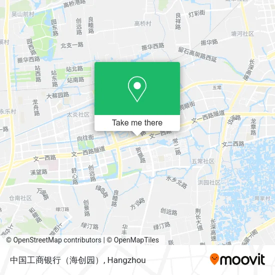 中国工商银行（海创园） map