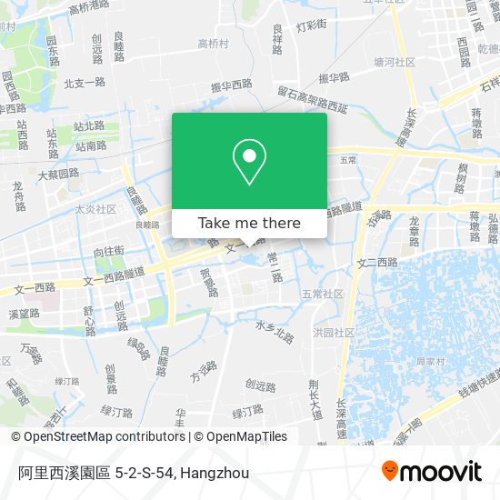 阿里西溪園區 5-2-S-54 map