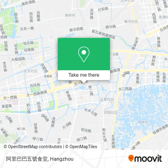 阿里巴巴五號食堂 map