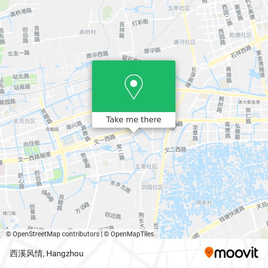 西溪风情 map