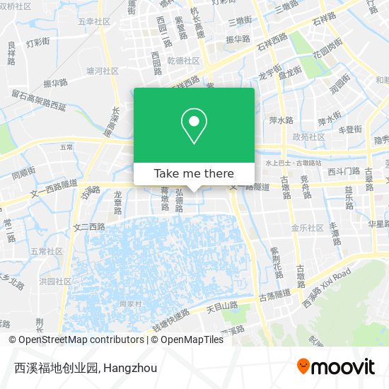 西溪福地创业园 map