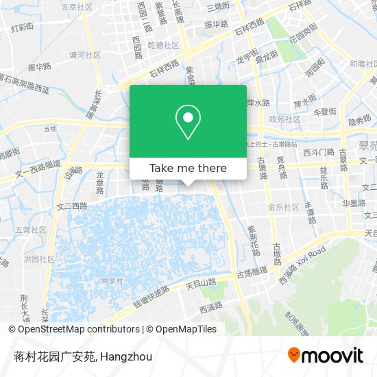 蒋村花园广安苑 map