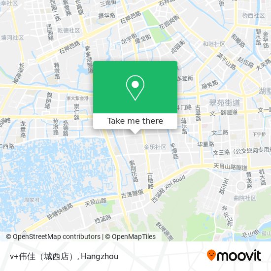 v+伟佳（城西店） map