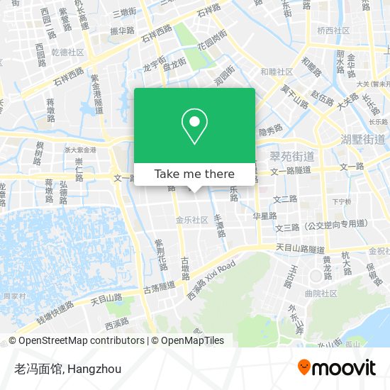 老冯面馆 map