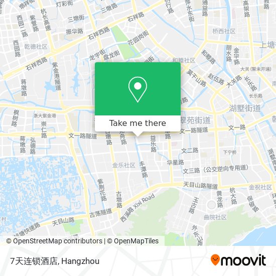 7天连锁酒店 map