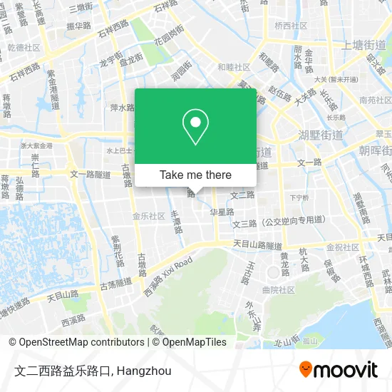 文二西路益乐路口 map