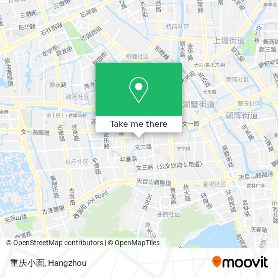 重庆小面 map