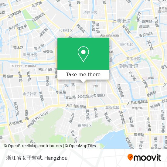 浙江省女子监狱 map