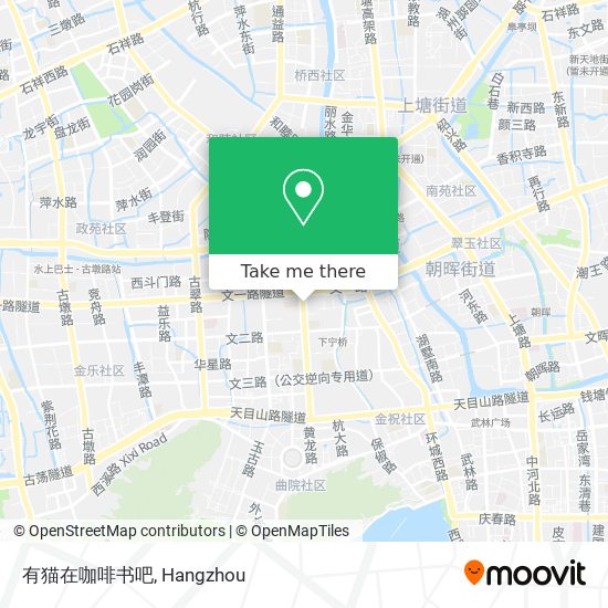 有猫在咖啡书吧 map