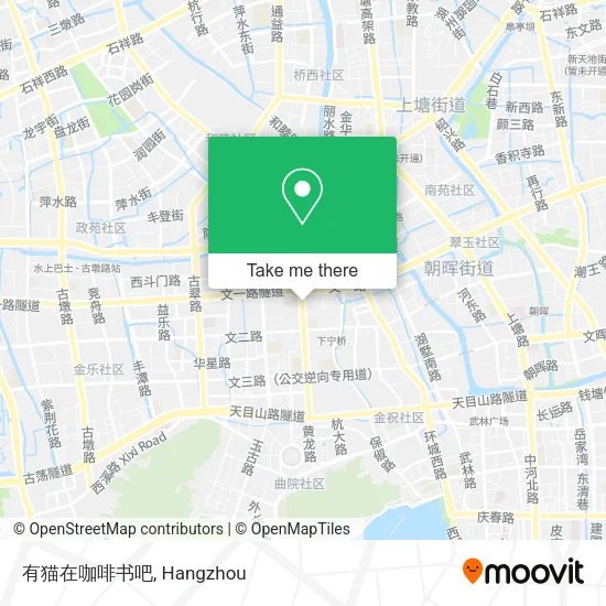 有猫在咖啡书吧 map