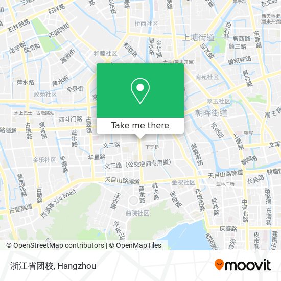 浙江省团校 map