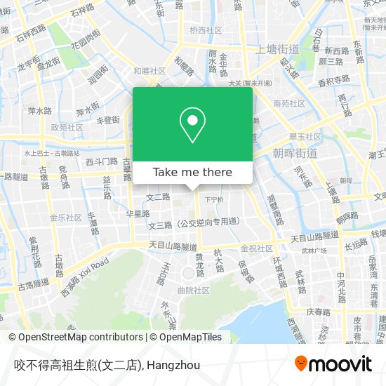 咬不得高祖生煎(文二店) map