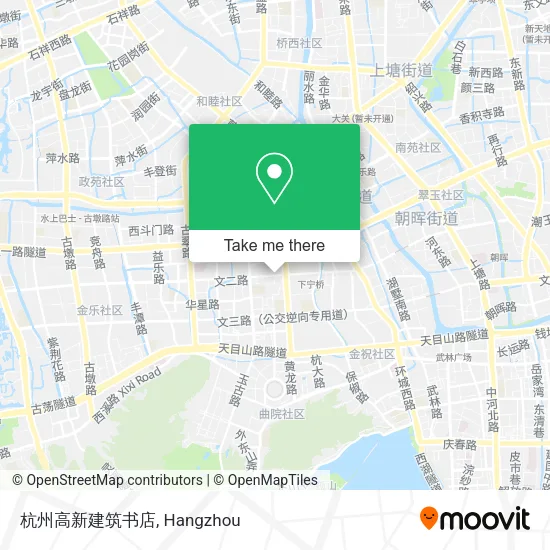杭州高新建筑书店 map