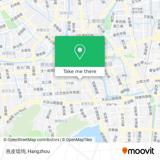 燕皮馄饨 map