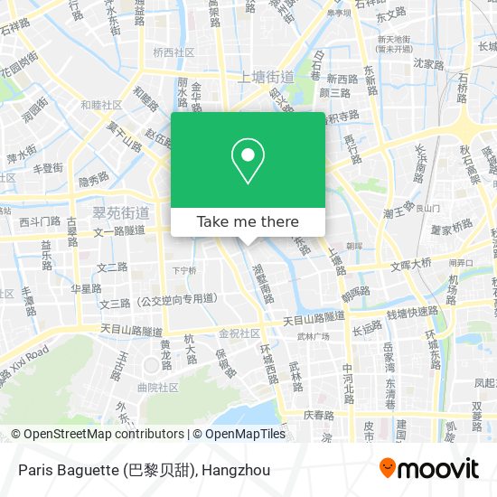 Paris Baguette (巴黎贝甜) map