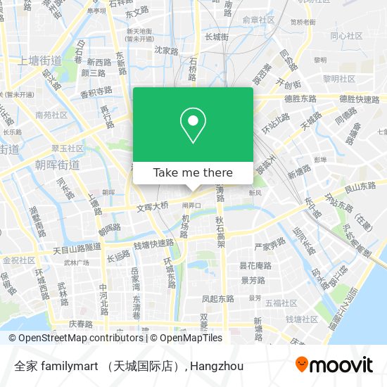 全家  familymart （天城国际店） map
