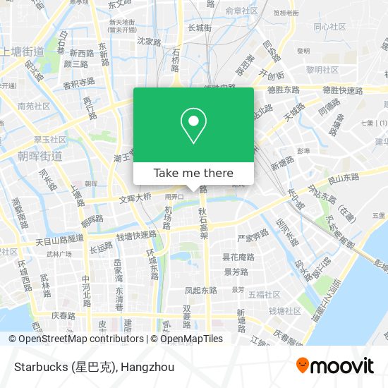 Starbucks (星巴克) map