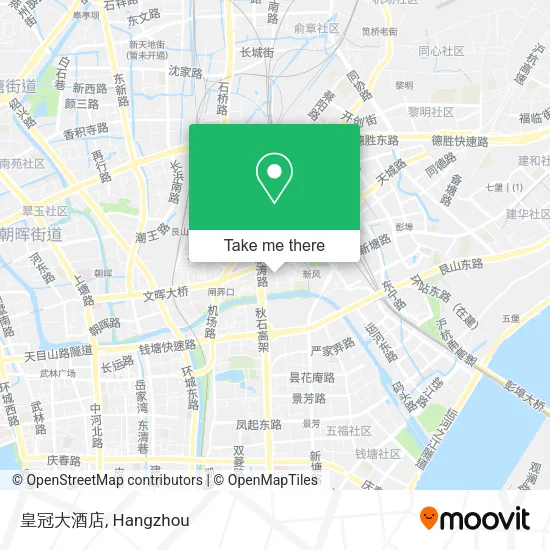 皇冠大酒店 map