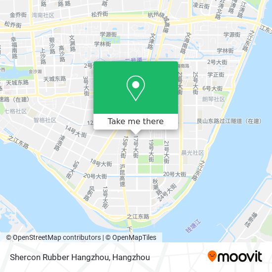 Shercon Rubber Hangzhou map