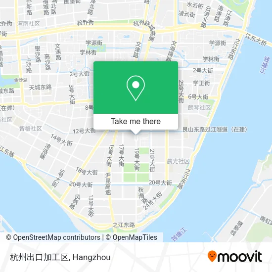 杭州出口加工区 map