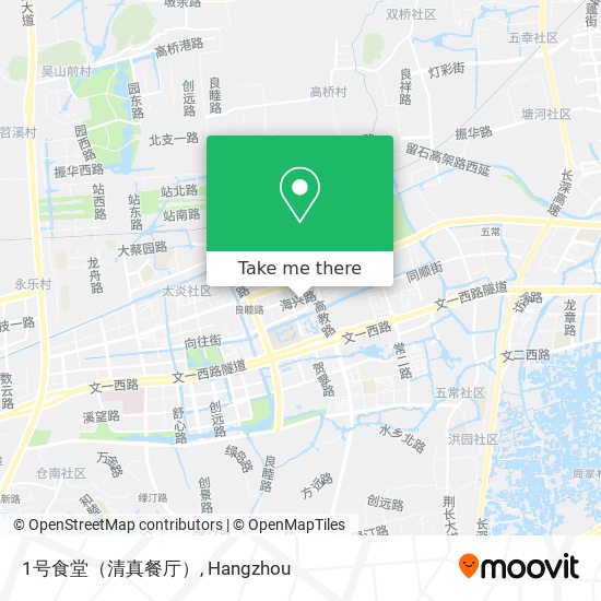 1号食堂（清真餐厅） map