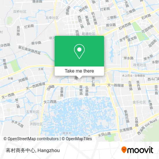 蒋村商务中心 map