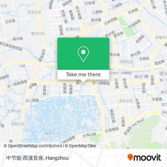 中节能·西溪首座 map