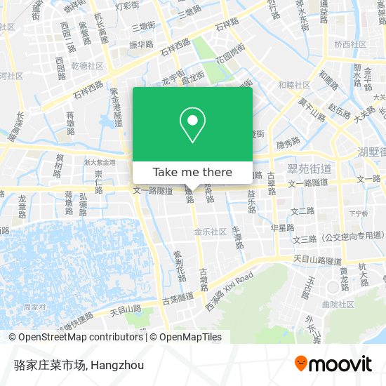 骆家庄菜市场 map