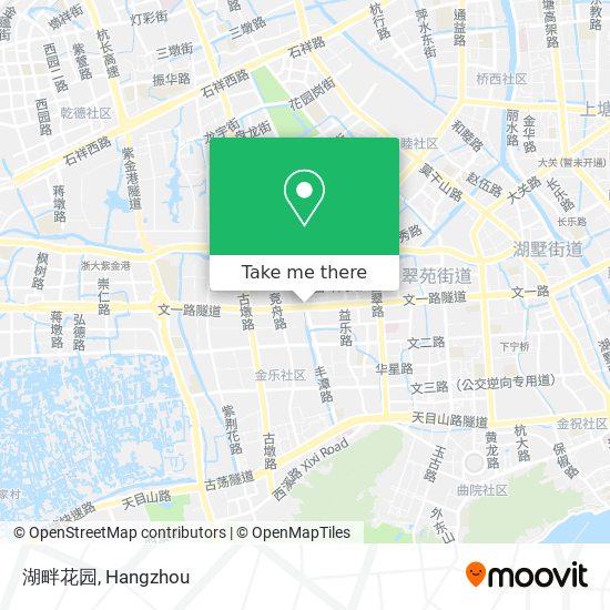 湖畔花园 map