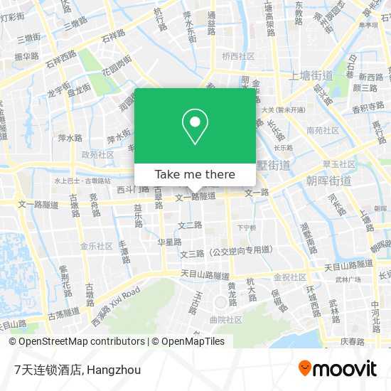 7天连锁酒店 map