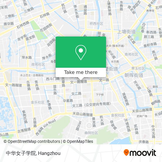 中华女子学院 map