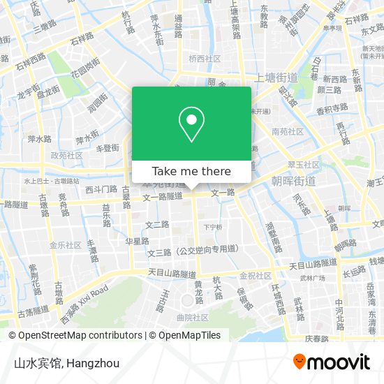 山水宾馆 map