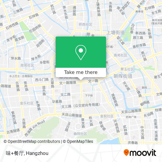 味+餐厅 map