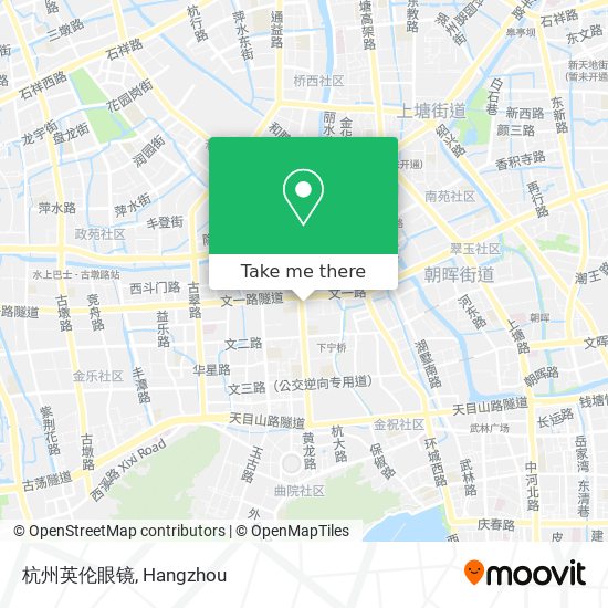 杭州英伦眼镜 map