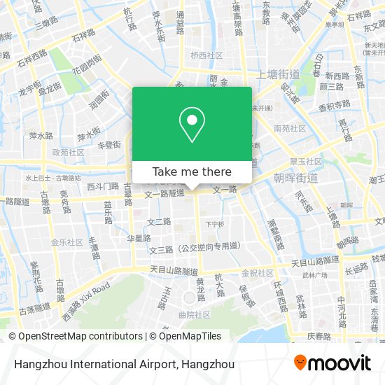 Hangzhou International Airport map