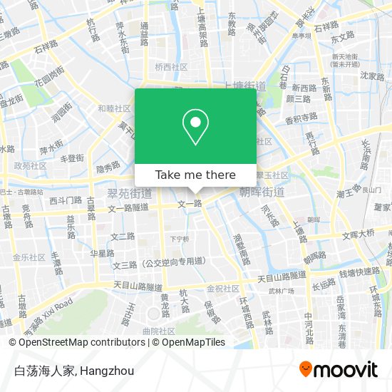 白荡海人家 map