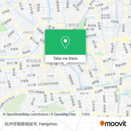 杭州菲狐眼镜超市 map