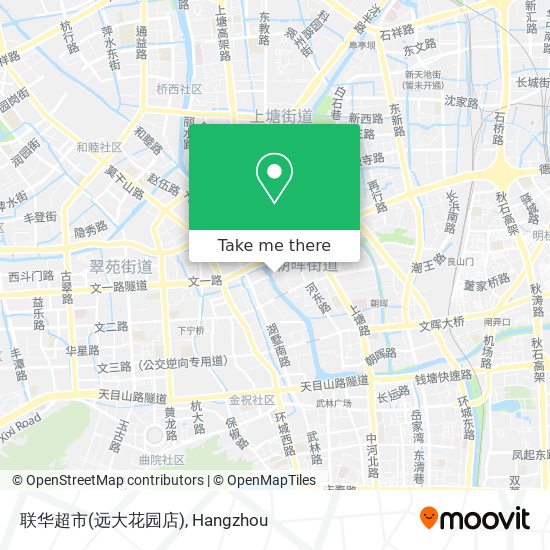 联华超市(远大花园店) map