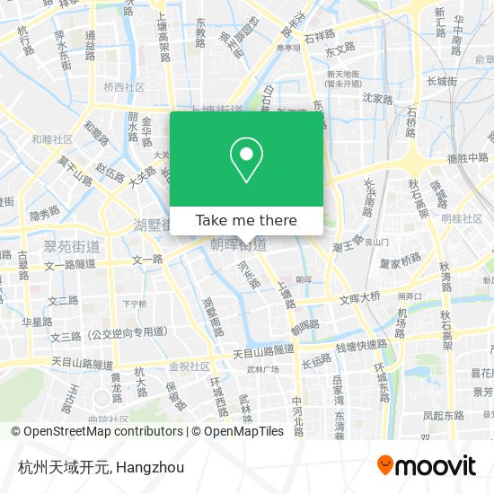 杭州天域开元 map