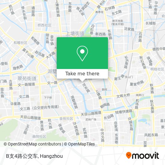 B支4路公交车 map