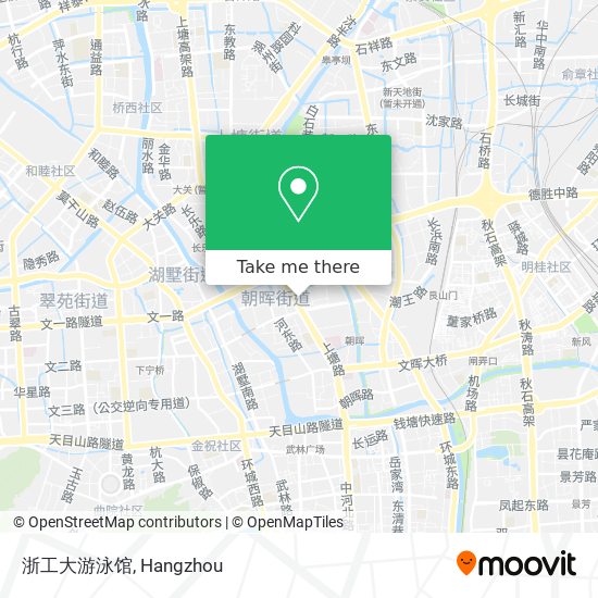 浙工大游泳馆 map