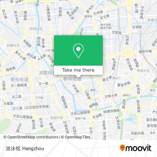 游泳馆 map
