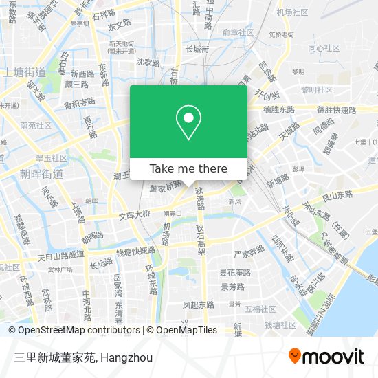 三里新城董家苑 map